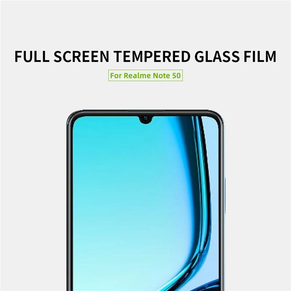 MOFI JK Tempered Glass Film Series-1 for Realme Note 50 4G High Aluminum-silicon Glass Screen Protector - 3