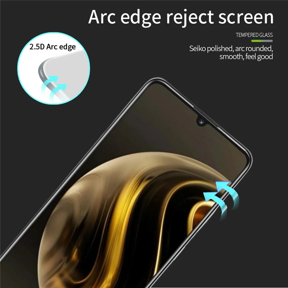 MOFI JK Tempered Glass Film Series-1 for Huawei Enjoy 70 4G / nova Y72 4G Screen Protector Full Glue HD Clear Film - 6