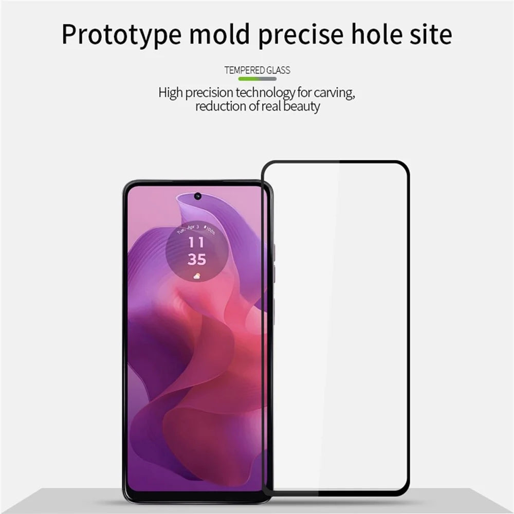 MOFI JK Series-1 for Motorola Moto E14 4G / G04 4G / G04s 4G / G24 4G / G24 Power Tempered Glass Film Full Glue Full Screen Protector - 7