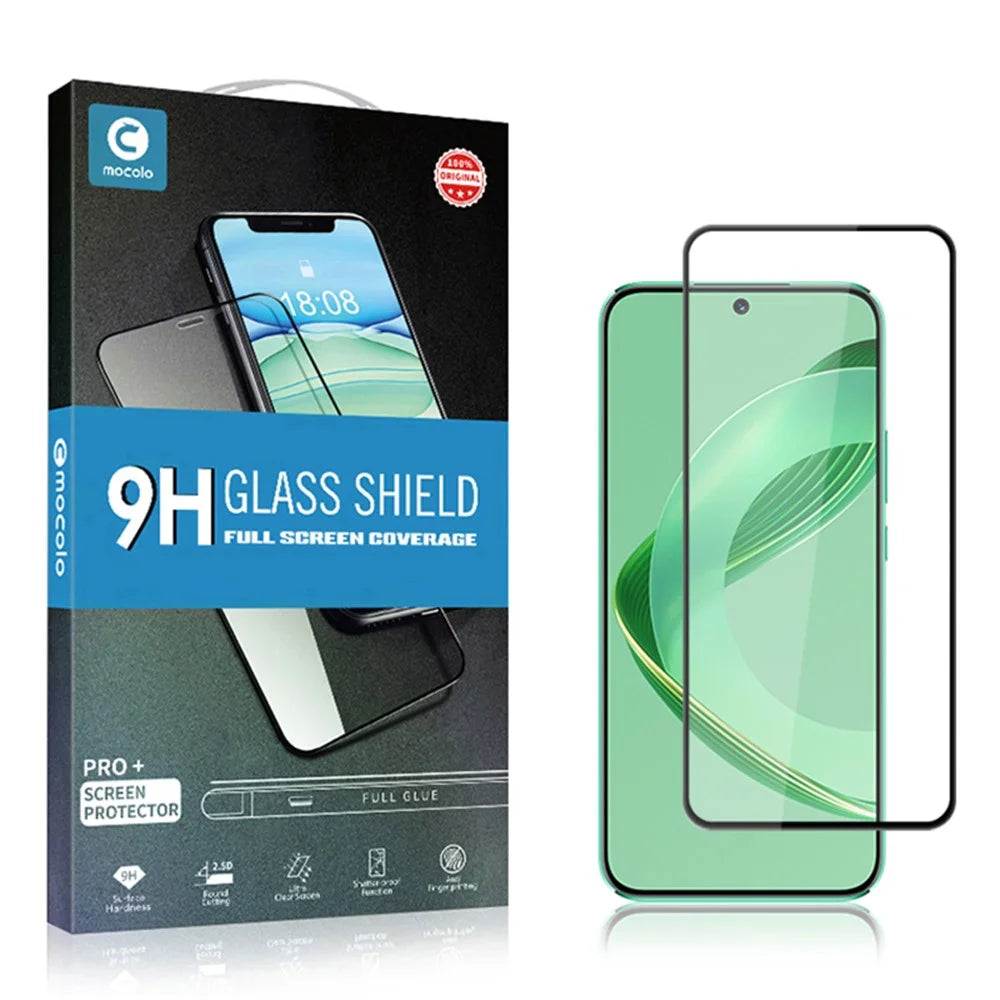 MOCOLO For Huawei nova 12 5G Screen Protector Full Glue Film Secondary Strengthening Impact-Protection - Black - 7