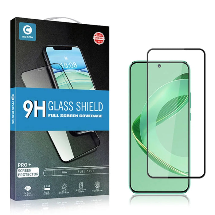 MOCOLO For Huawei nova 12 5G Screen Protector Full Glue Film Secondary Strengthening Impact-Protection - Black - 7