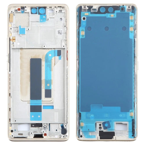 For Xiaomi Civi 3 5G Middle Plate Frame Repair Part (A-Side) (without Logo) - Gold - 1