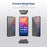 ENKAY HAT PRINCE 5Pcs For Samsung Galaxy A15 4G / 5G Anti-peep Explosion-proof Screen Protector - 2