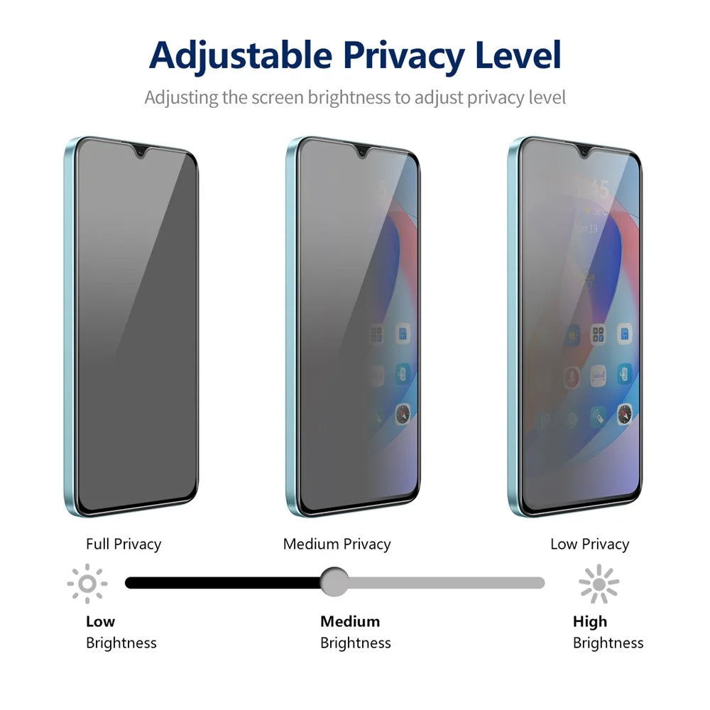 ENKAY HAT PRINCE 2Pcs For Samsung Galaxy A24 4G (162.1 x 77.6 x 8.3mm) Screen Protector Anti-peep Film - 4
