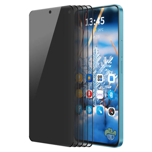 ENKAY HAT PRINCE 5Pcs For Samsung Galaxy F54 5G / M54 5G Screen Protector Silk Printing Anti-peep Film - 1