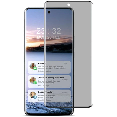 IMAK For Honor X50 Pro 5G Anti-Spy Privacy Screen Protector 3D Curved Tempered Glass Film - 1