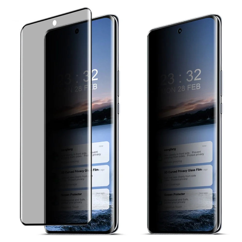 IMAK For Honor X50 Pro 5G Anti-Spy Privacy Screen Protector 3D Curved Tempered Glass Film - 4