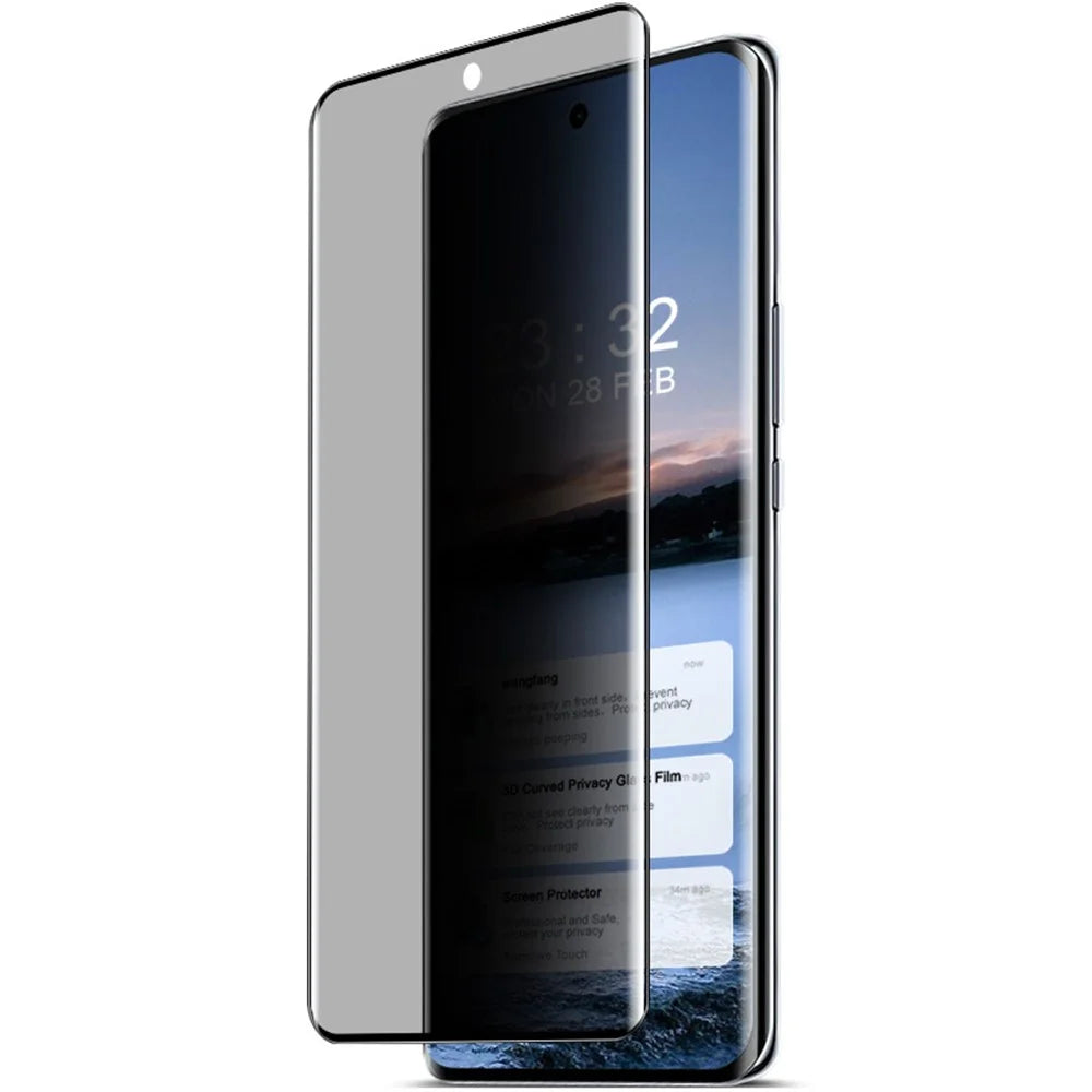 IMAK For Honor X50 Pro 5G Anti-Spy Privacy Screen Protector 3D Curved Tempered Glass Film - 5