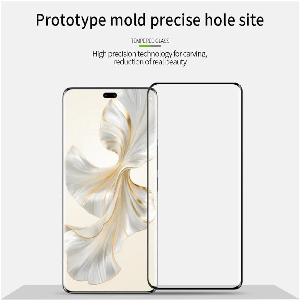 PINWUYO For Honor 100 Pro 5G Screen Protector 3D Hot Bending Ultra Clear Tempered Glass Film - 7