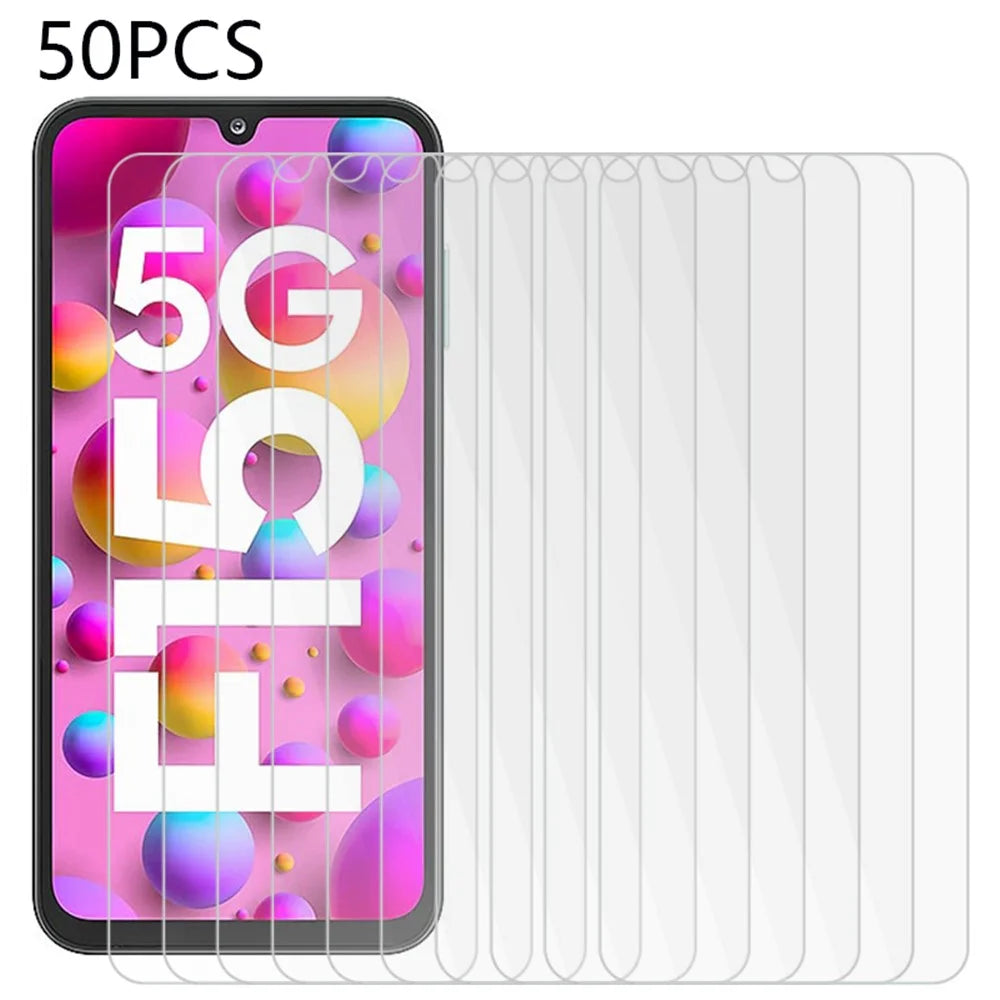 50PCS For Samsung Galaxy F15 5G Clear Screen Film 0.3mm 2.5D Tempered Glass Screen Protector - 1