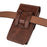 6.7-6.9 inch Phone Holster with Belt Loop Crazy Horse PU Leather Cell Phone Waist Pouch - Coffee - 2