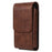 6.7-6.9 inch Phone Holster with Belt Loop Crazy Horse PU Leather Cell Phone Waist Pouch - Coffee - 3