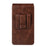 6.7-6.9 inch Phone Holster with Belt Loop Crazy Horse PU Leather Cell Phone Waist Pouch - Coffee - 7