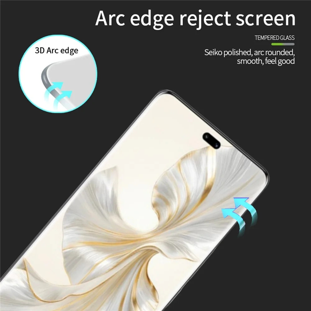 MOFI For Honor 100 Pro 5G Hot Bending Full Glue Screen Protector 3D Curved Screen Film - 6