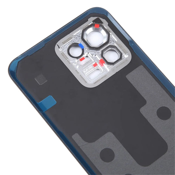 For Xiaomi 13 Back Battery Housing Cover with Camera Ring Lens Cover Spare Part - Black - 4
