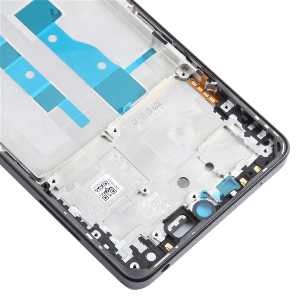 For Xiaomi Redmi Note 13 5G Middle Plate Frame Repair Part (A-Side) (Without Logo) - Black - 5