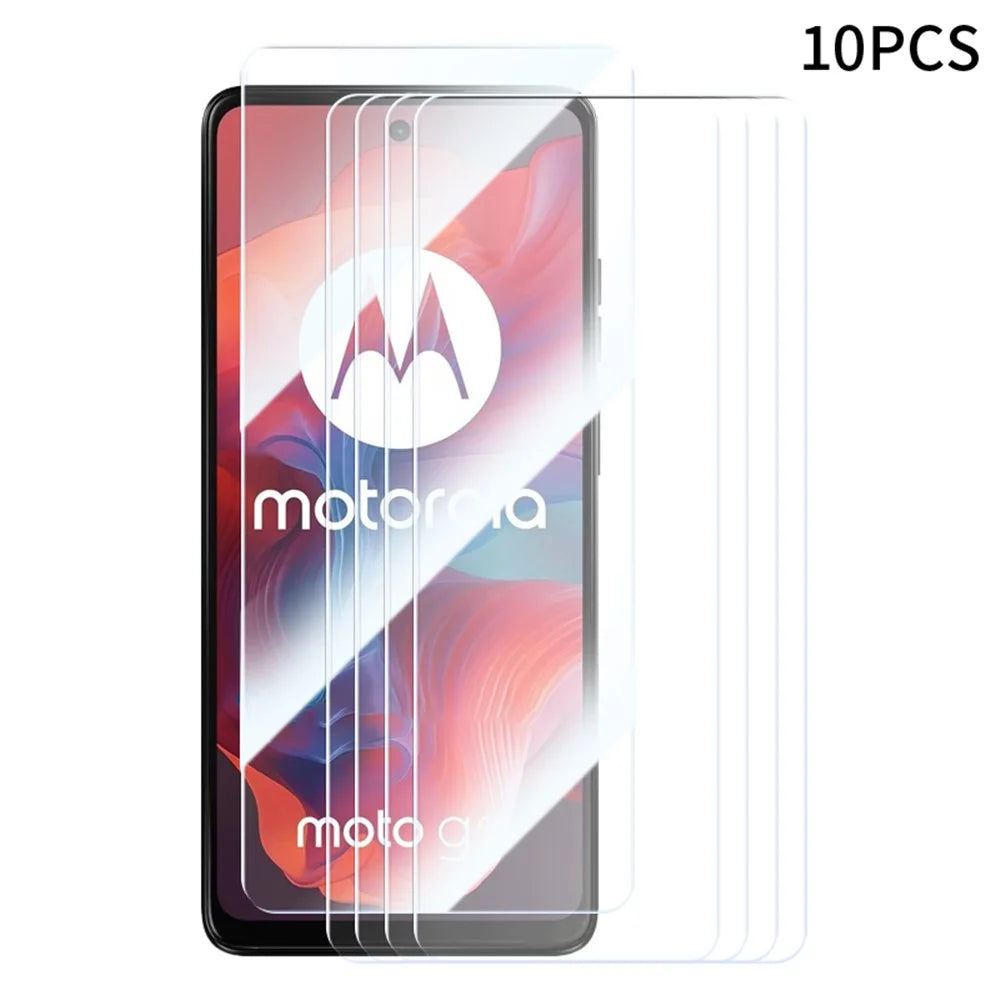 RURIHAI 10Pcs For Motorola Moto E14 4G / G04 4G / G04s 4G / G24 4G Screen Protector 2.5D Scratch-Resistant Film - 1