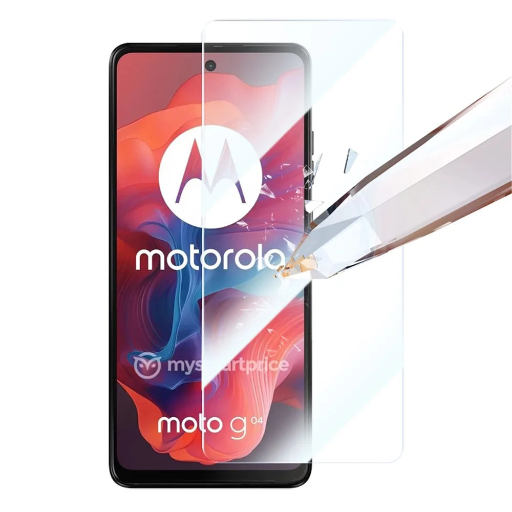 RURIHAI For Motorola Moto E14 4G / G04 4G / G04s 4G / G24 4G Screen Protector Crystal Clarity High Aluminium-Silicon Glass Film - 3