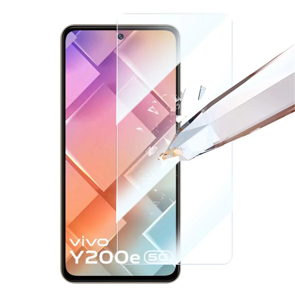 RURIHAI For vivo Y200e 5G Screen Protector Scratchproof High Aluminium-silicon Glass Guard Film - 3