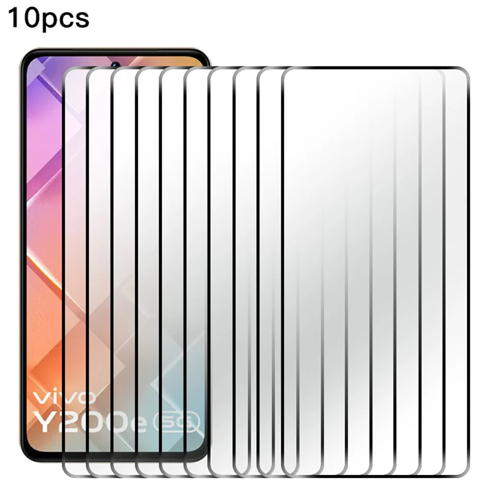 RURIHAI 10Pcs For vivo Y200e 5G 0.26mm Film Ultra Clear High Aluminum-silicon Glass Screen Protector - 1