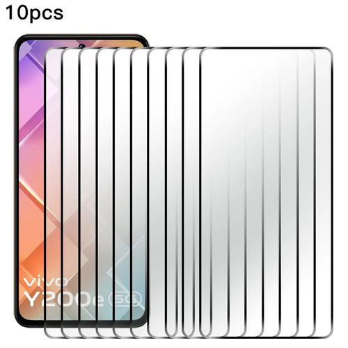 RURIHAI 10Pcs For vivo Y200e 5G 0.26mm Film Ultra Clear High Aluminum-silicon Glass Screen Protector - 1