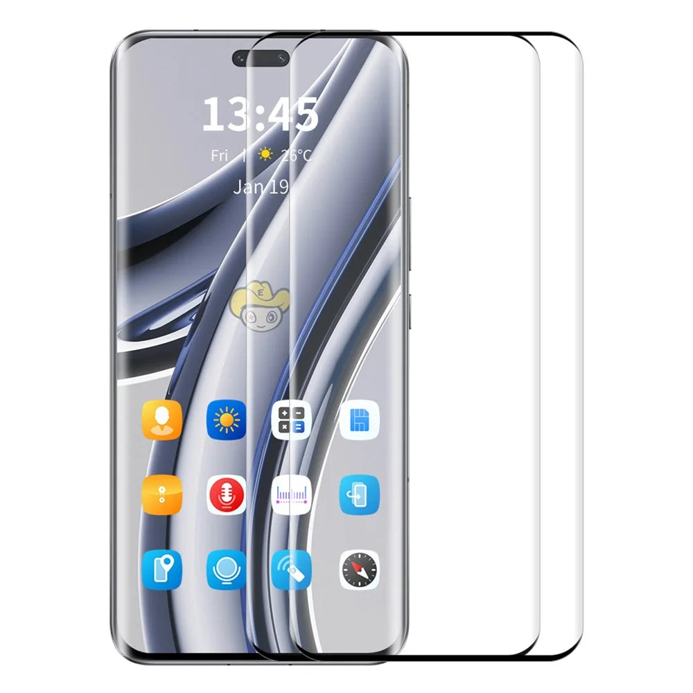 ENKAY HAT PRINCE 2PCS for Huawei nova 12 Pro 5G / 12 Ultra 5G Full Screen Protector 3D Curved Tempered Glass Support Fingerprint Unlock - 1
