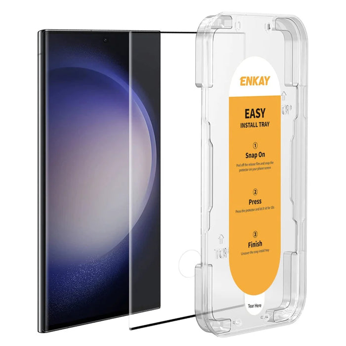ENKAY HAT PRINCE For Samsung Galaxy S23 Ultra Tempered Glass Screen Protector Support Fingerprint Unlock - 1