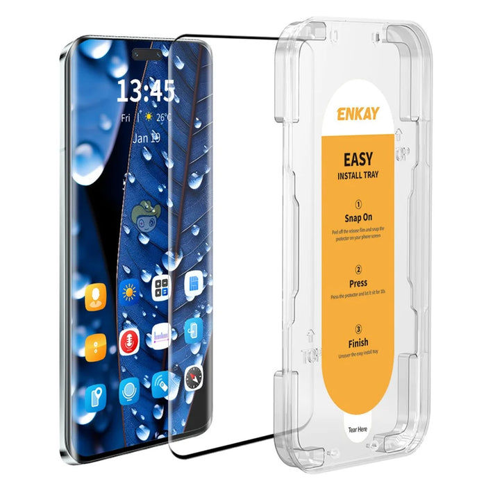 ENKAY HAT PRINCE For Honor Magic5 Pro Screen Protector Full Cover Tempered Glass Film Support Fingerprint Unlock - 1