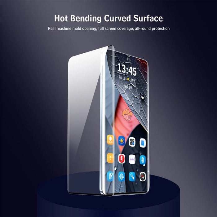 ENKAY HAT PRINCE 2PCS for Oppo Find X6 Screen Protector 3D Curved Side Glue Film Support Fingerprint Unlock - 2