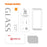 ENKAY HAT PRINCE 2PCS for Oppo Find X6 Screen Protector 3D Curved Side Glue Film Support Fingerprint Unlock - 7