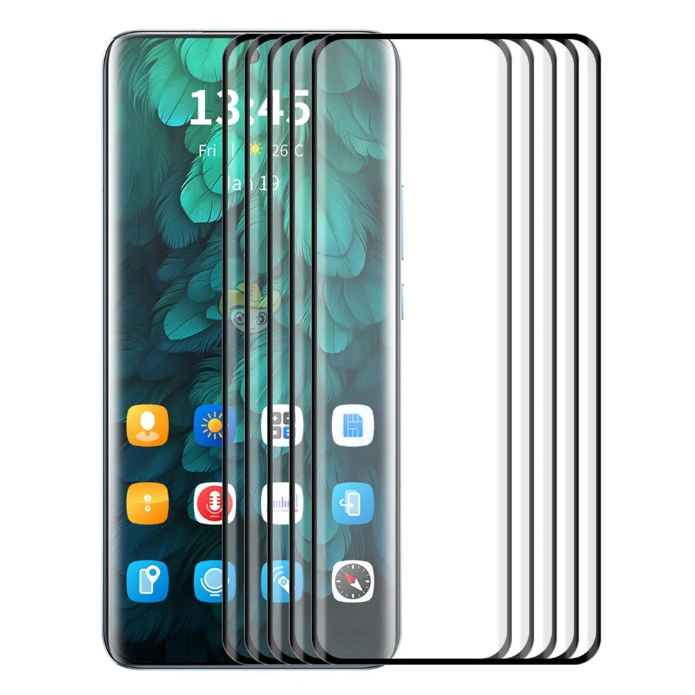 ENKAY HAT PRINCE 5PCS For OnePlus Ace 2 5G / Ace 2 Pro 5G / 11R 5G Screen Protector 3D Curved Film Support Fingerprint Unlock - 1