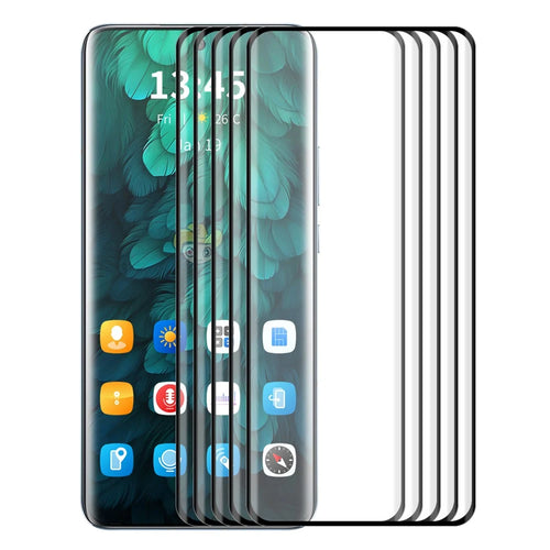 ENKAY HAT PRINCE 5PCS For OnePlus Ace 2 5G / Ace 2 Pro 5G / 11R 5G Screen Protector 3D Curved Film Support Fingerprint Unlock - 1