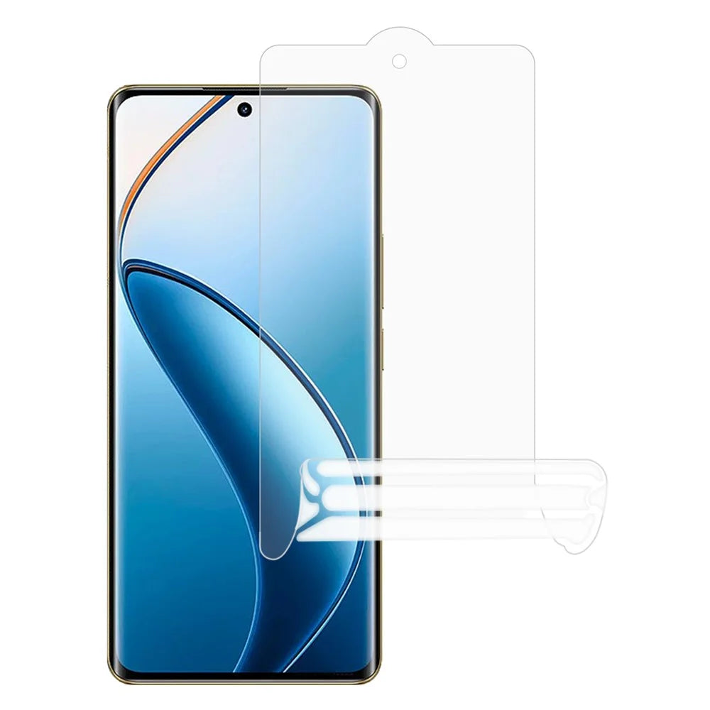 For Realme 12 Pro 5G / 12 Pro+ 5G Screen Protector Anti-Scratch Ultra Clear Soft PET Hydrogel Film - 1