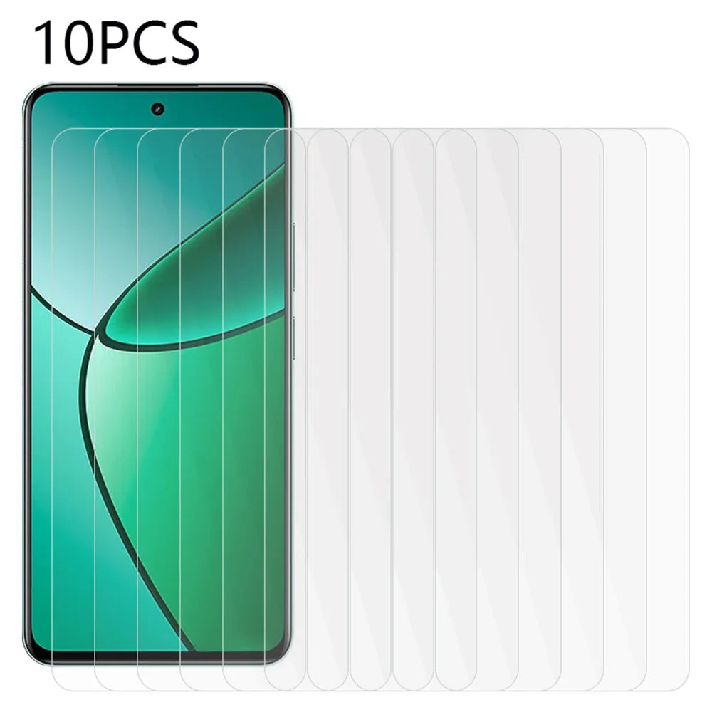 10PCS For Realme 12 4G / 12+ 5G Screen Protector 2.5D 0.3mm Transparent Tempered Glass Film - 1