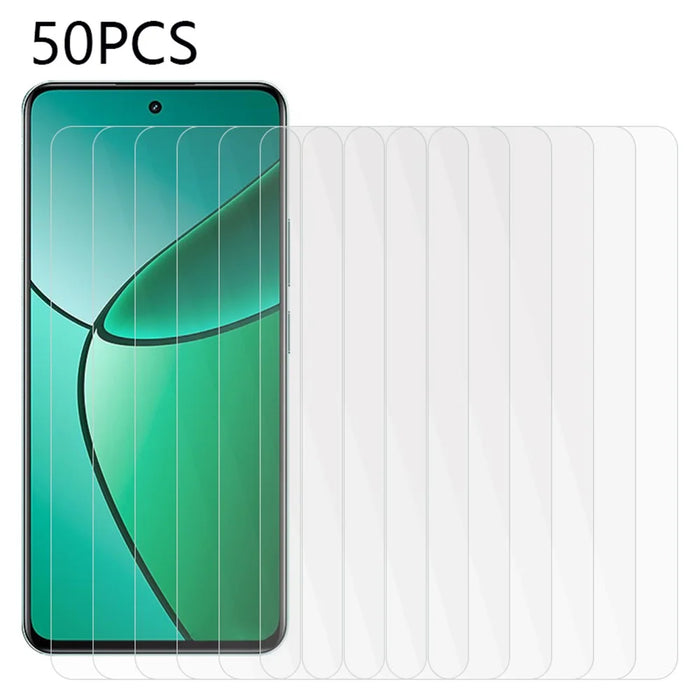 50PCS For Realme 12 4G / 12+ 5G Screen Protector 0.3mm 2.5D Transparent Tempered Glass Film - 1