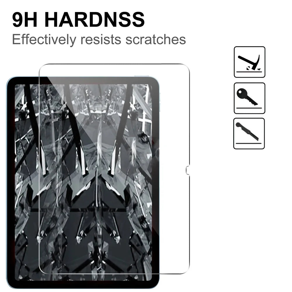 For iPad Air 11 (2026) / (2025) / (2024) Tempered Glass Screen Protector 2.5D Straight Edge Full Screen Film Full Glue - 3