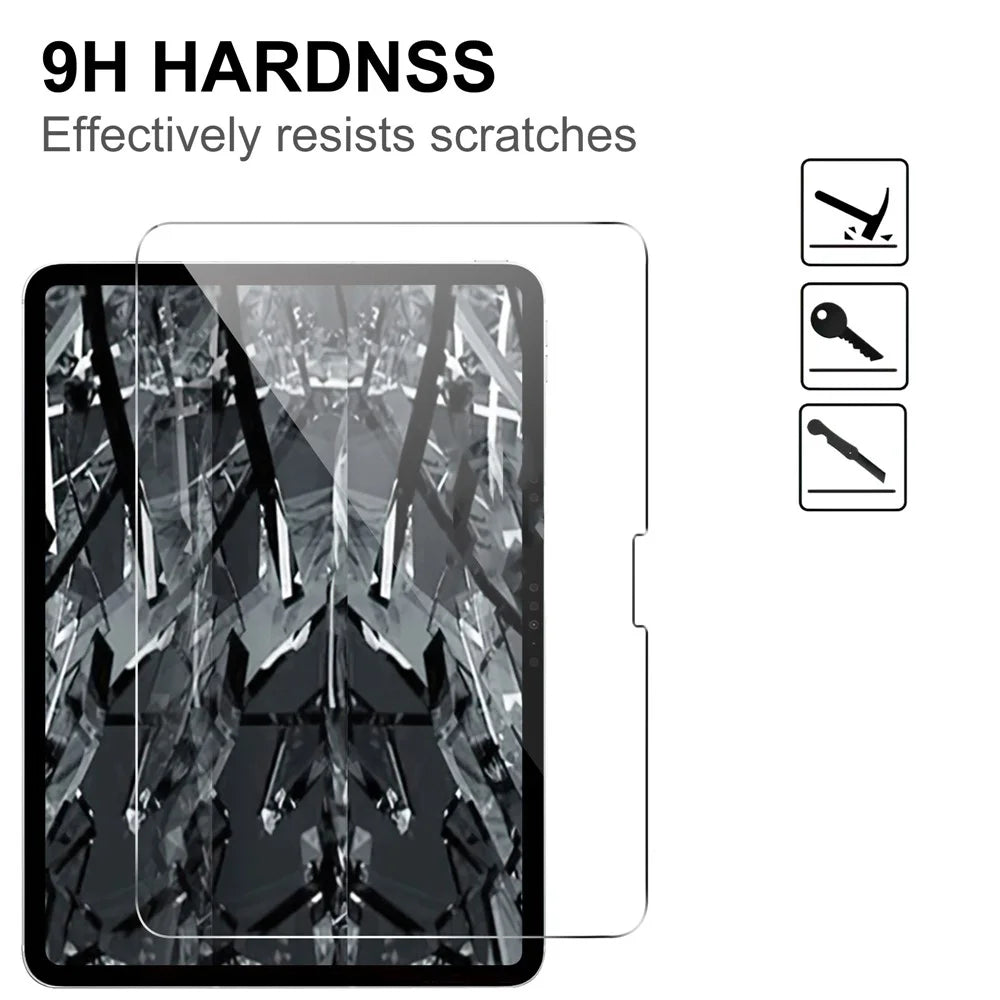 For iPad Pro 11 (2025) / 11 (2024) Tempered Glass Screen Protector 2.5D Straight Edge Full Screen Film Full Glue - 2