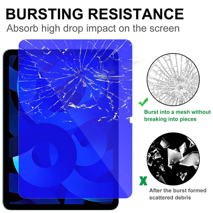 For iPad Air 11 (2026) / (2025) / (2024) Screen Protector Blue Light Blocking Tempered Glass Film - 6