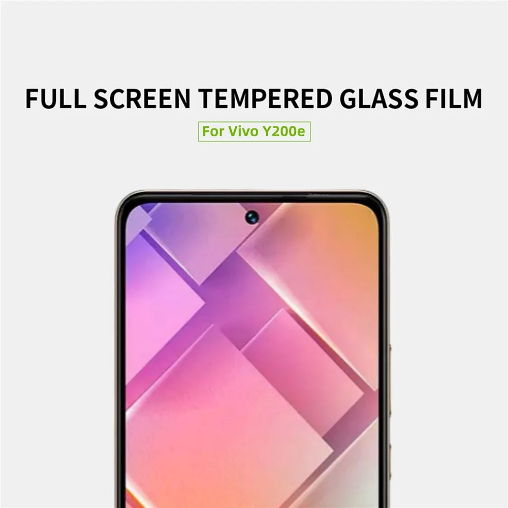 MOFI JK Tempered Glass Film Series-1 for vivo Y200e 5G Full Glue HD Clear Full Screen Protector - 4