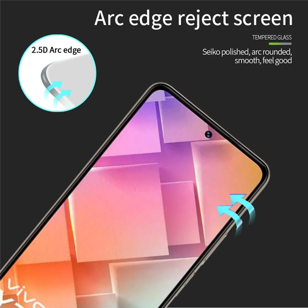 MOFI JK Tempered Glass Film Series-1 for vivo Y200e 5G Full Glue HD Clear Full Screen Protector - 7
