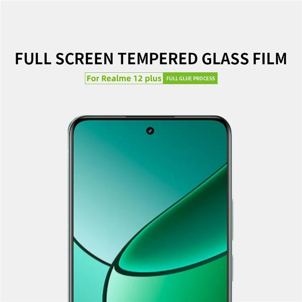 PINWUYO JK Series-2 for Realme 12 4G / 12+ 5G Tempered Glass Film Anti-Explosion HD Clear Screen Protector - 4