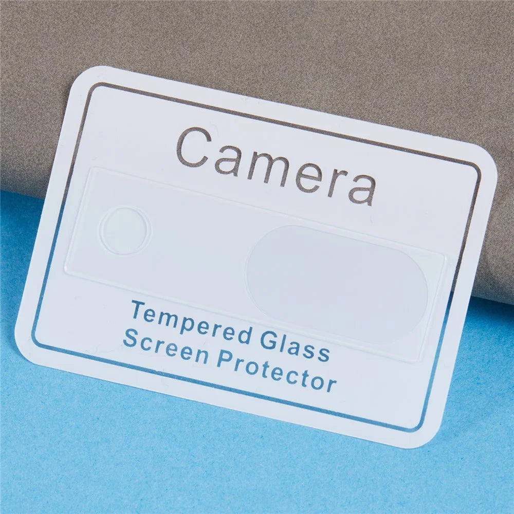 2PCS For Google Pixel 8a 2.5D Camera Lens Film Ultra Clear Tempered Glass Rear Lens Protector - 3