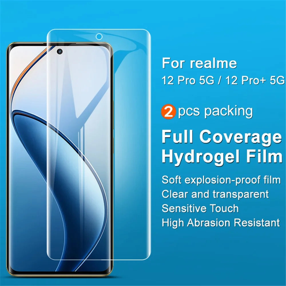 IMAK 2Pcs  /  Set Hydrogel Film III for Realme 12 Pro 5G / 12 Pro+ 5G TPU Film Ultra Clear Screen Protector - 2