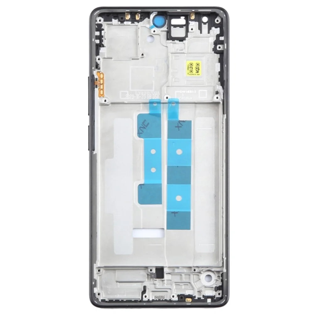 For Xiaomi Redmi Note 13 Pro 4G / Poco M6 Pro 4G Middle Plate Frame Repair Part (A-Side) (Without Logo) - Black - 2