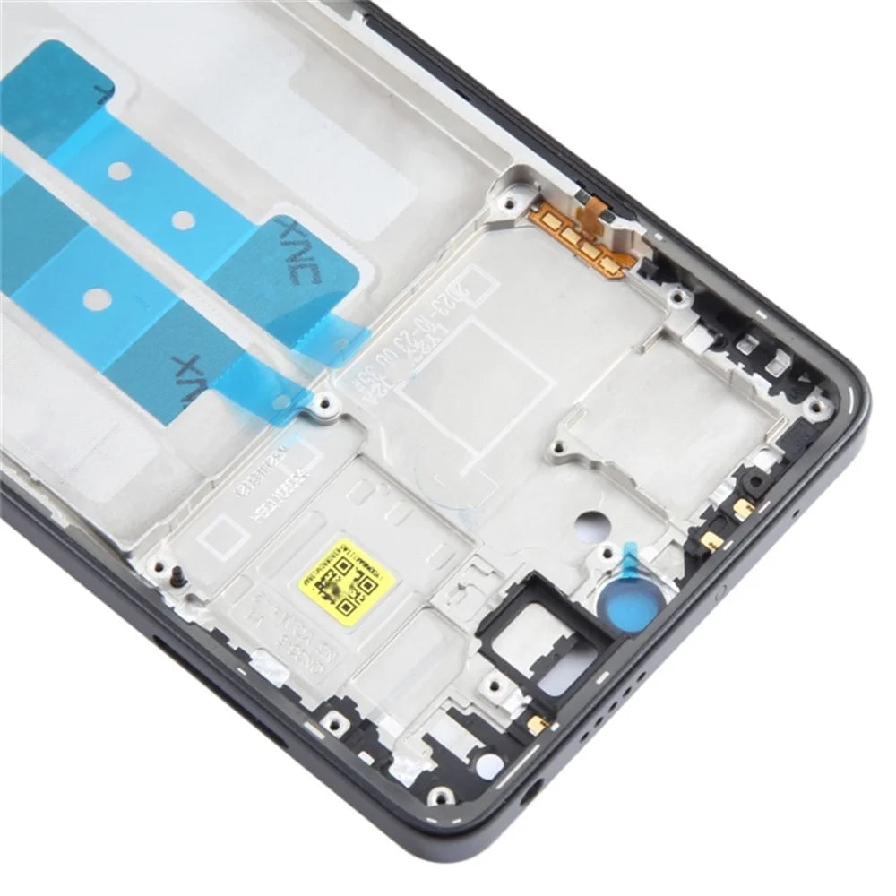 For Xiaomi Redmi Note 13 Pro 4G / Poco M6 Pro 4G Middle Plate Frame Repair Part (A-Side) (Without Logo) - Black - 5