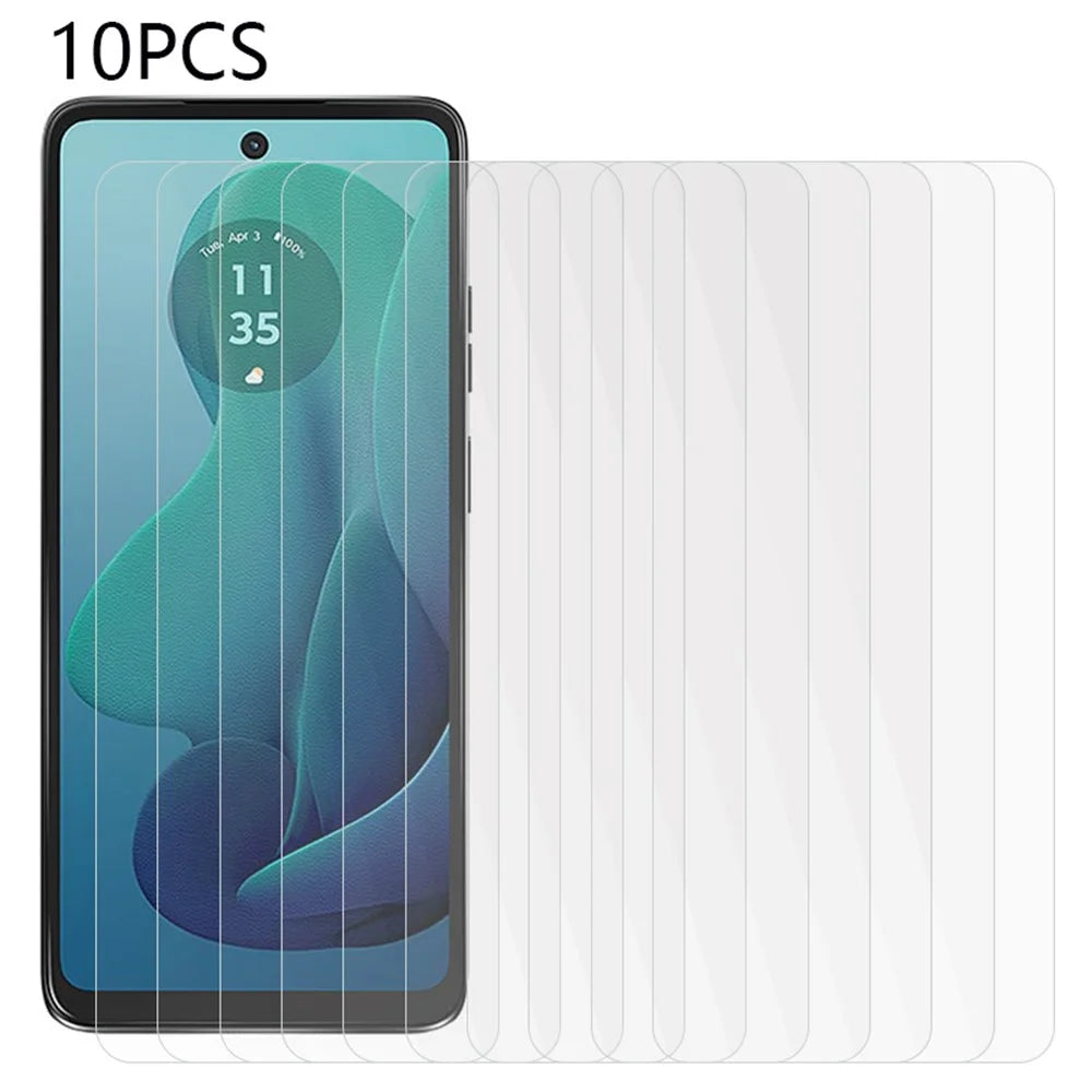 10PCS For Motorola Moto G 5G (2024) Crystal Clear Screen Protector 2.5D 0.3mm Tempered Glass Film - 1