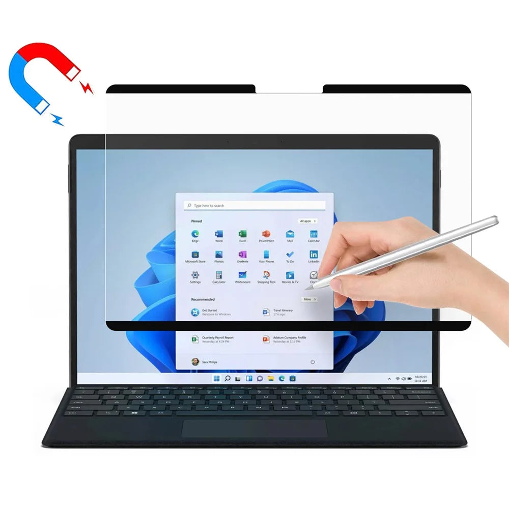 For Microsoft Surface Pro 8 / Surface Pro 9 Magnetic Screen Protector Frosted PET Film - 1