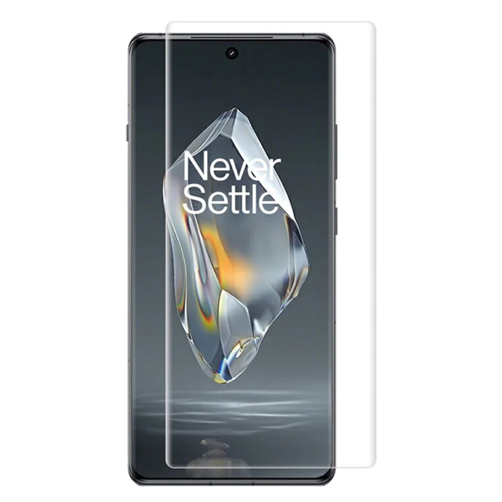 RURIHAI For OnePlus Ace 3 5G / 12R 5G Full Screen Protector CSG Glass UV Liquid Film Support Fingerprint Unlock - 1