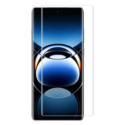 RURIHAI For Oppo Find X7 Ultra UV Liquid Screen Protector Transparent CSG Glass Film Support Fingerprint Unlock - 1