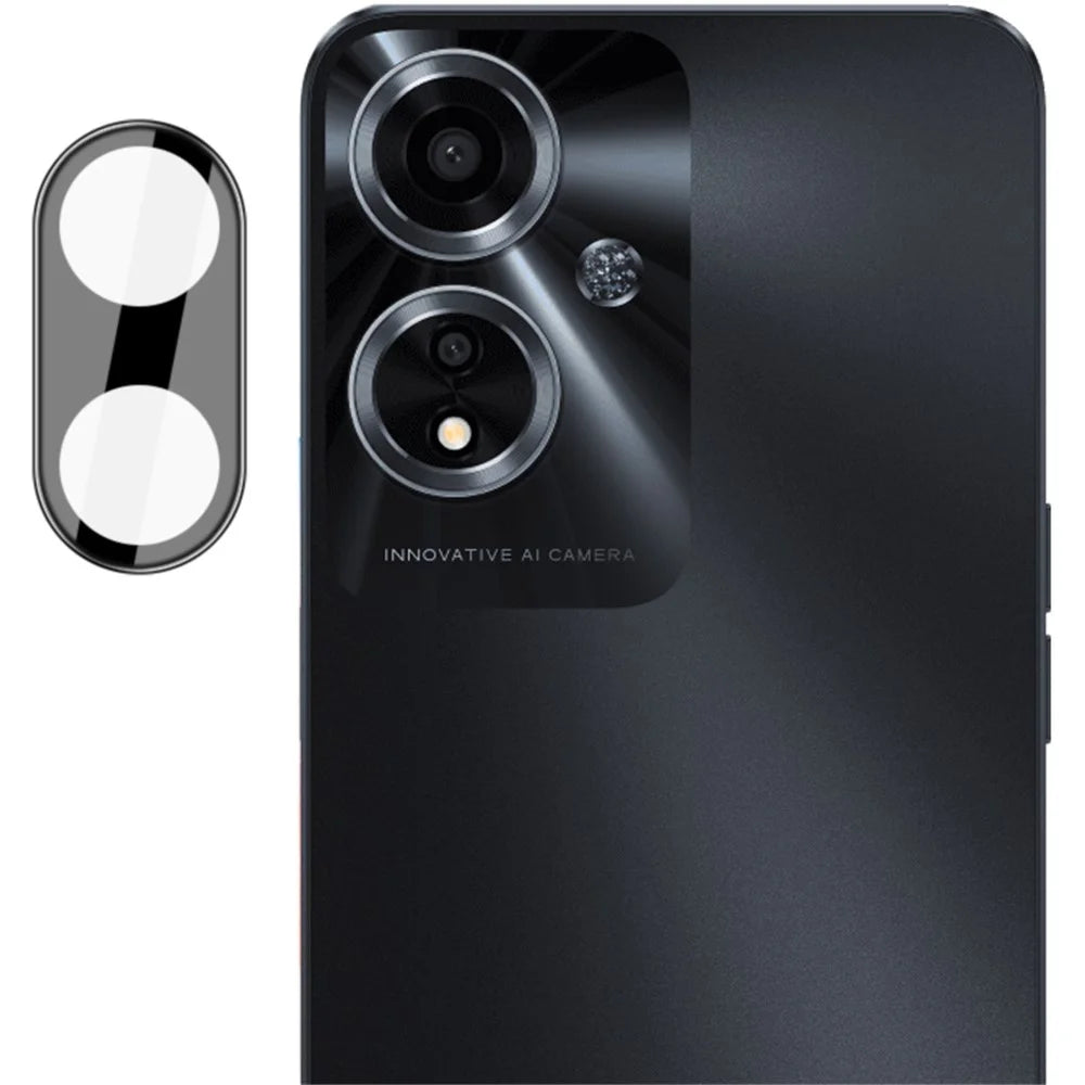 IMAK For Oppo A59 5G  Camera Lens Film Integrated Rear Lens Protector+Acrylic Lens Cap (Black Version) - 1